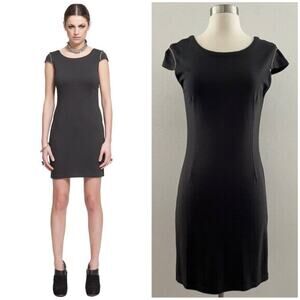 L’Ecole National Dress Medium Mini Exposed Zip Minimalist Vamp Witchy Goth